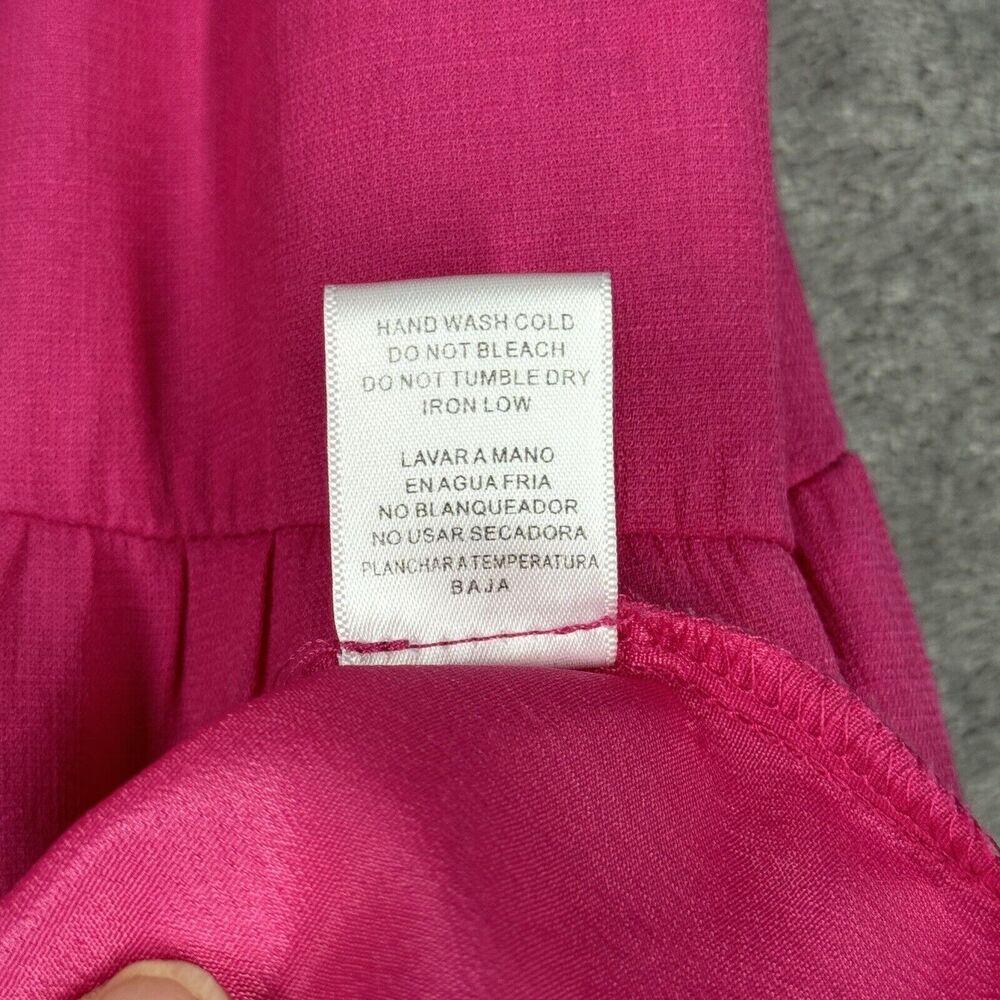 Pink Ruffled Mini Dress - Picture 7 of 8